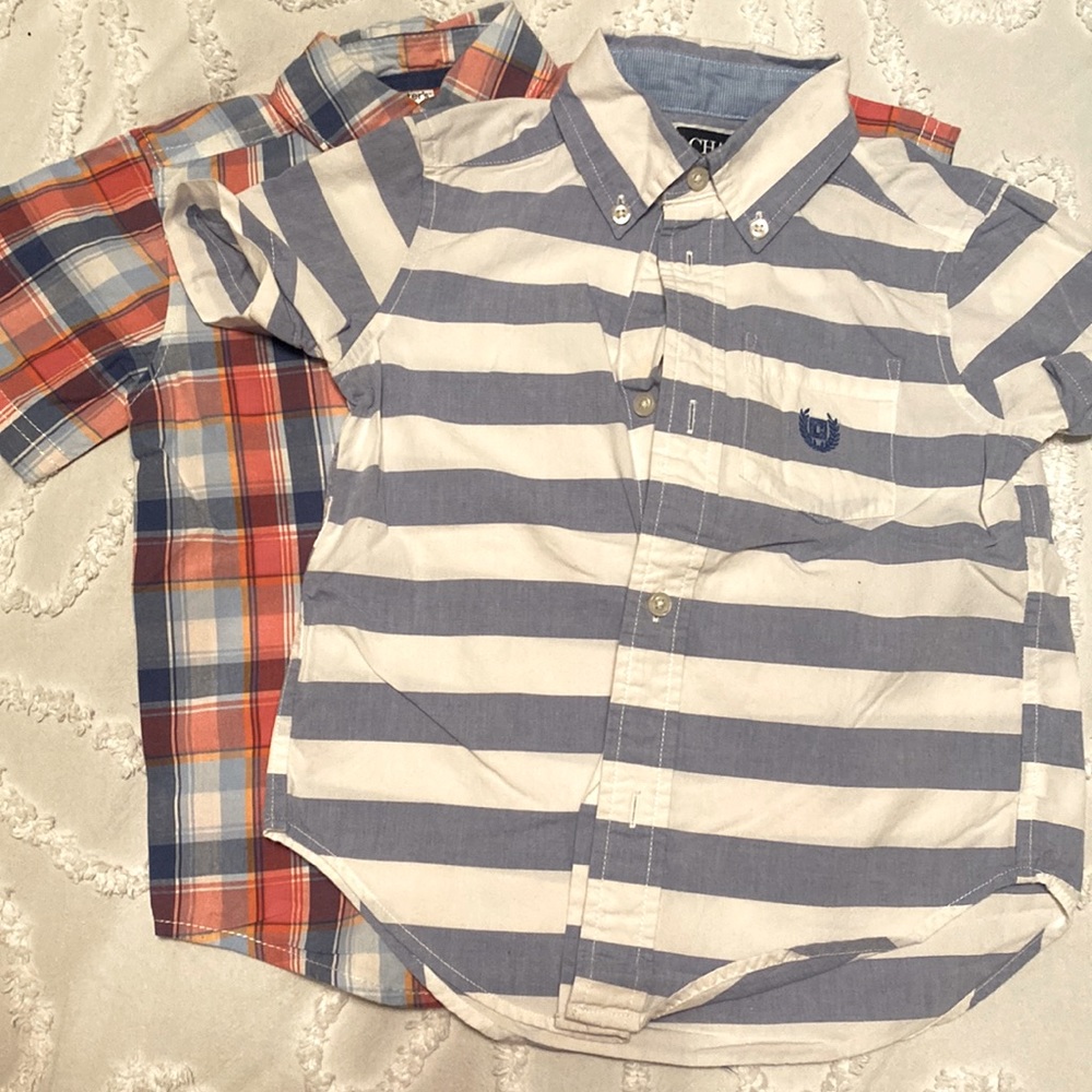 3T Boy Button Down Shirt Bundle